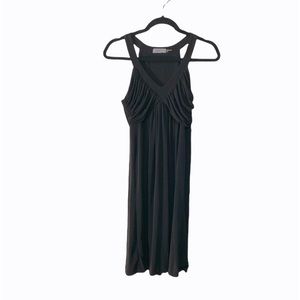 Calvin Klein V-Neck Black Flowy Dress Size 8